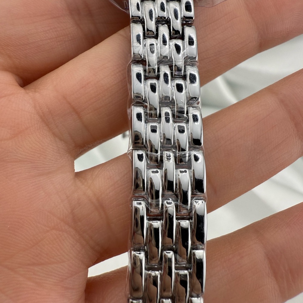 Classic Panthere Silver Rectangle Stainless Women… - image 3